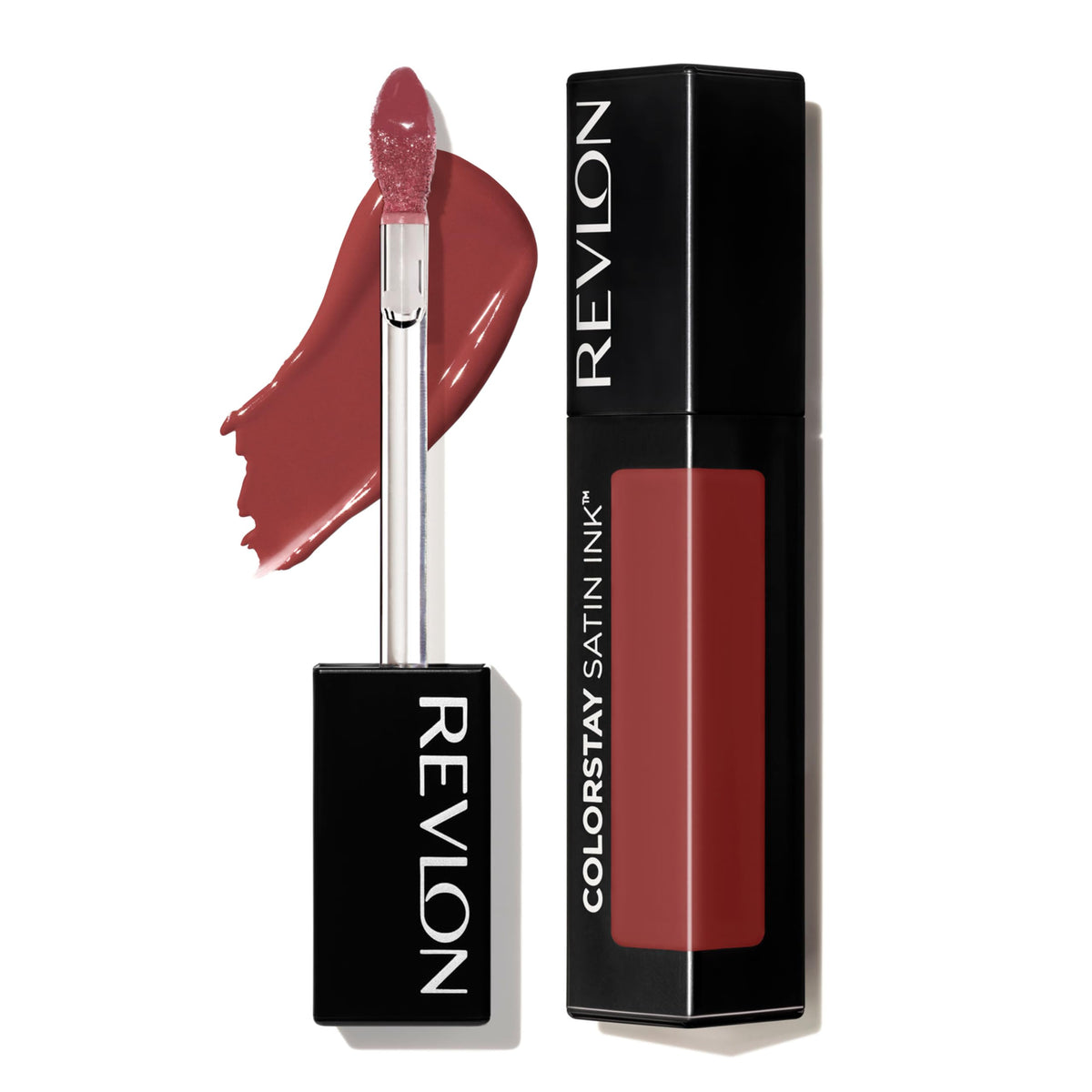 Revlon Colorstay Satin Ink Liquid Lipstick, 032 Lady Topaz, Longwear Lip Makeup, 0.17 Fl Oz