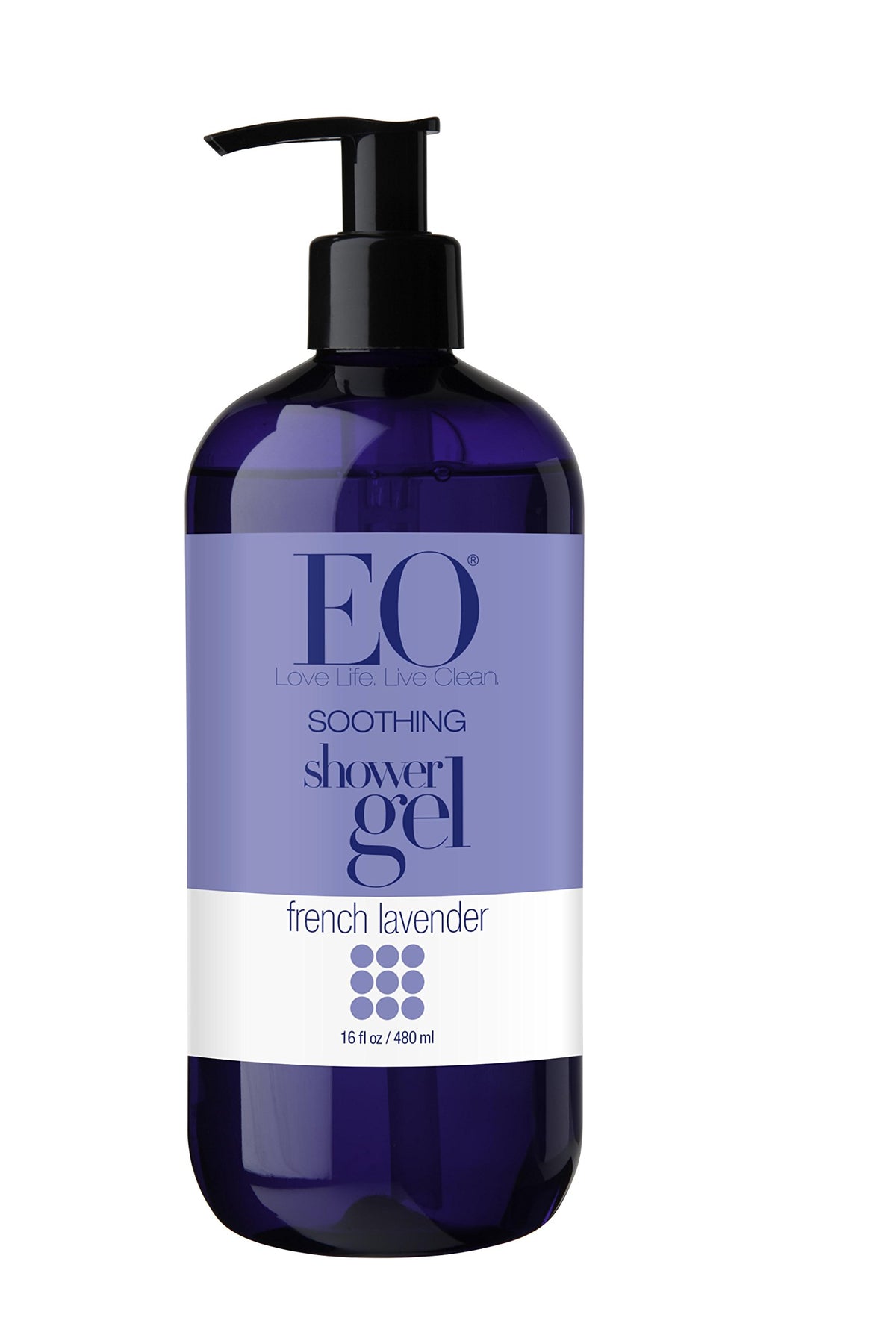 Eo French Lavender Shower Gel, 16 Fl Oz (Pack Of 2) - Moisturizing & Refreshing Body Wash