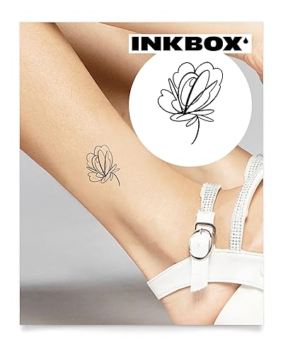 Inkbox Semi-Permanent Temporary Tattoo - Water-Resistant, 2X2 In, Lasts 1-2 Weeks, Rever