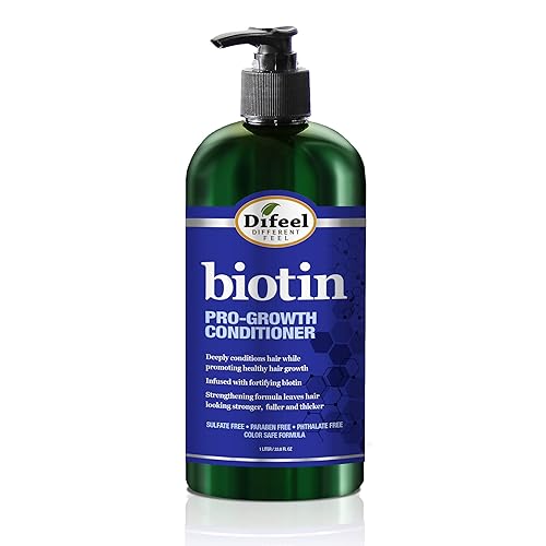 Difeel Pro-Growth Biotin Conditioner For Thin Hair, 33.8 Oz - Hair Growth Formula