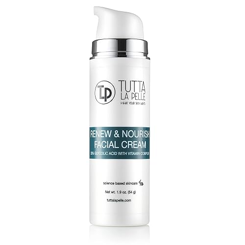 Tutta La Pelle Glycolic Acid Cream 20% Aha - Anti-Aging, Acne, Fine Lines, Oil-Free 1