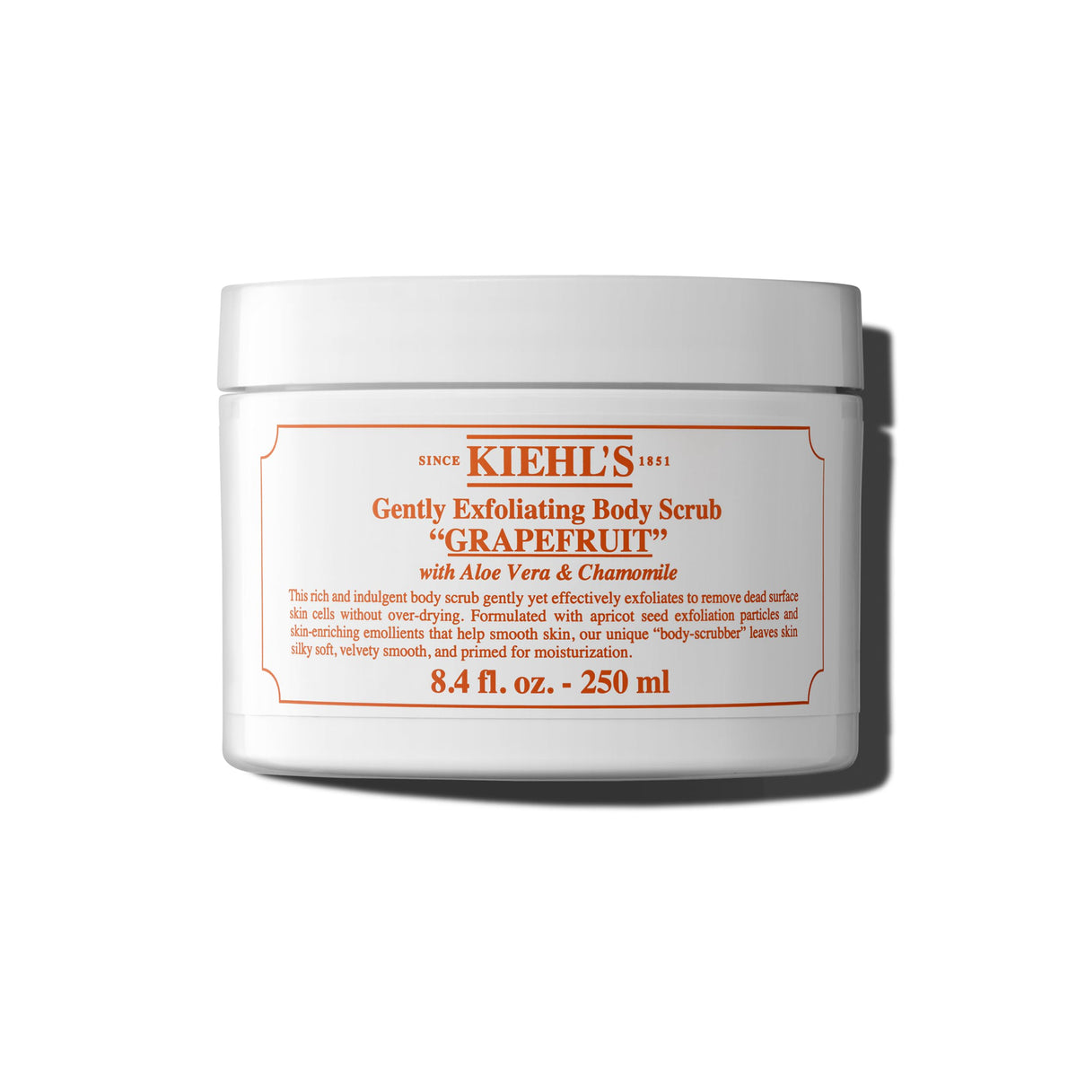 Kiehl'S Grapefruit Body Scrub - Exfoliating Bath Polish For Smooth Skin, 8.4 Fl Oz