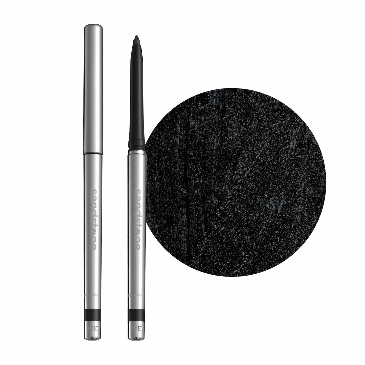 Sandstone Scandinavia Black Waterproof Eyeliner - Hypoallergenic Vegan Eye Pencil For Sensitive Eyes