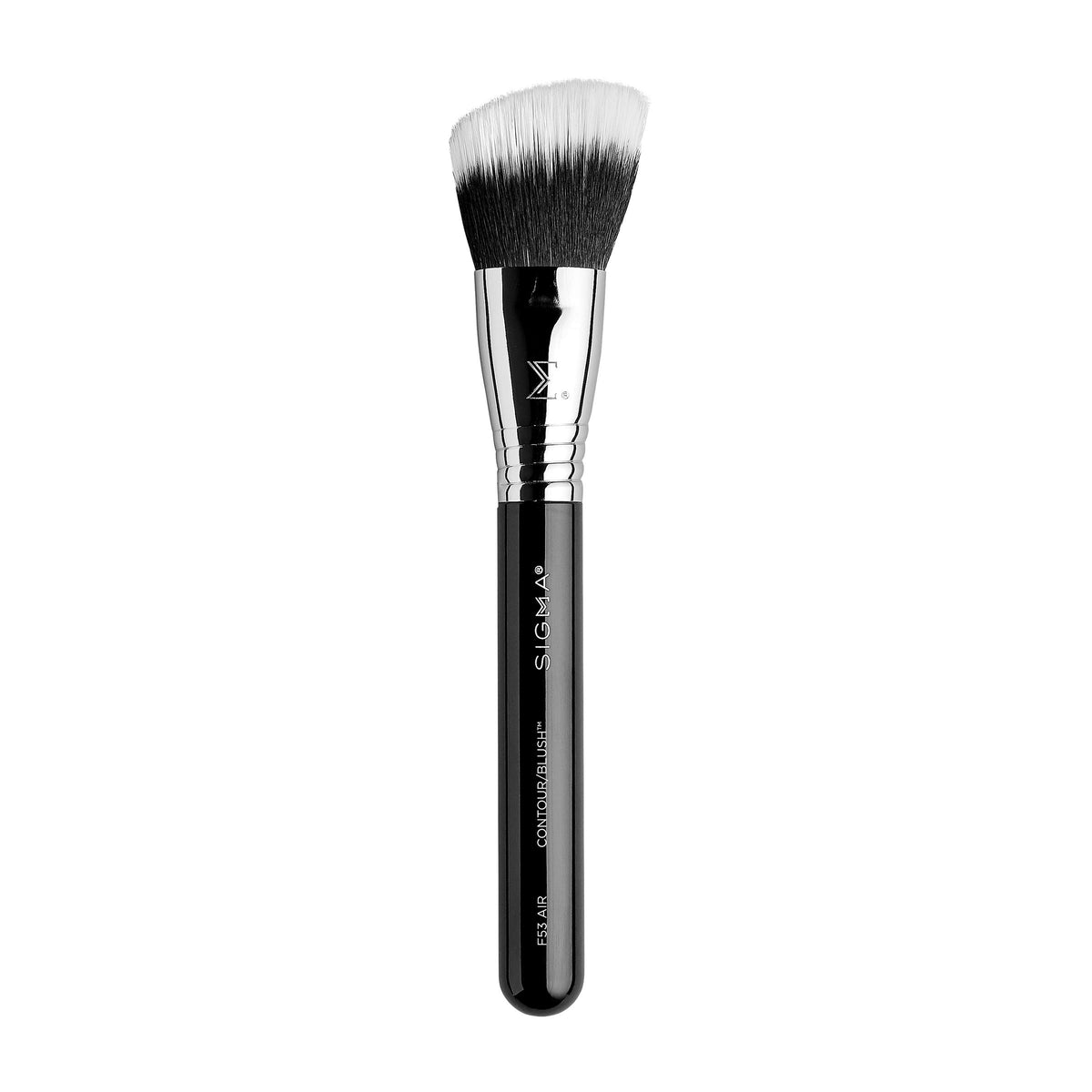 Sigma Beauty F53 Air Contour & Blush Brush - Angled Makeup Brush For Streak-Free Application