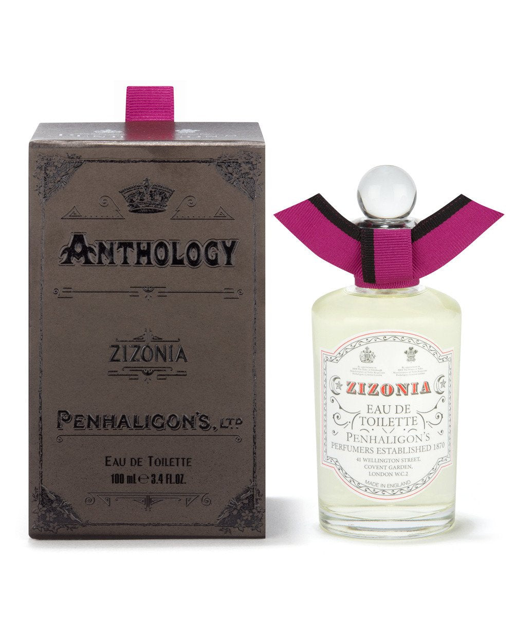 Penhaligon's Zizonia Eau de Toilette 3.4 fl. oz. - Exotic Fragrance for Men and Women, Elegant Scent, Luxury Perfume