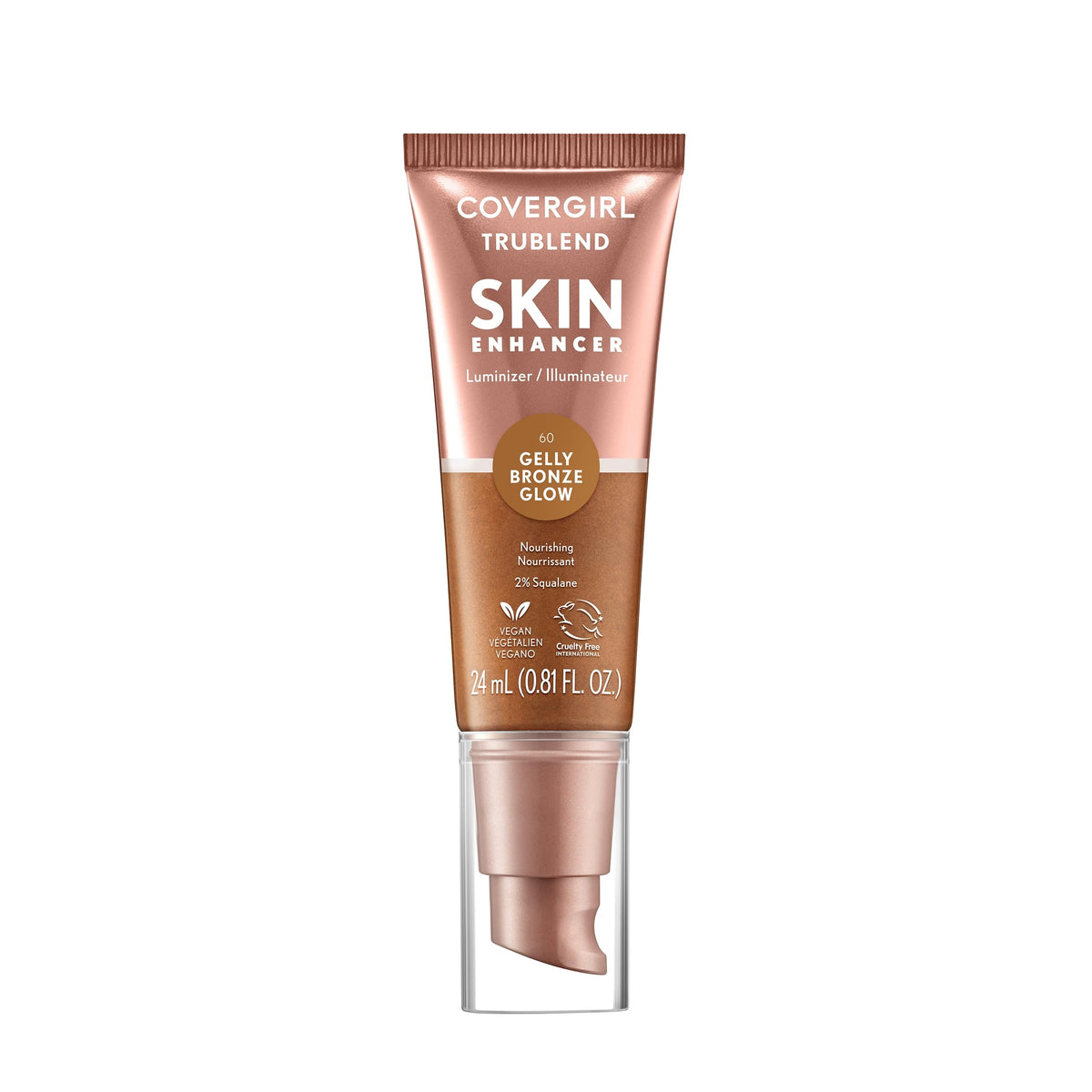 Covergirl Trublend Skin Enhancer, Bronze Glow Luminizer, Vegan, 0.81Oz For All Skin T