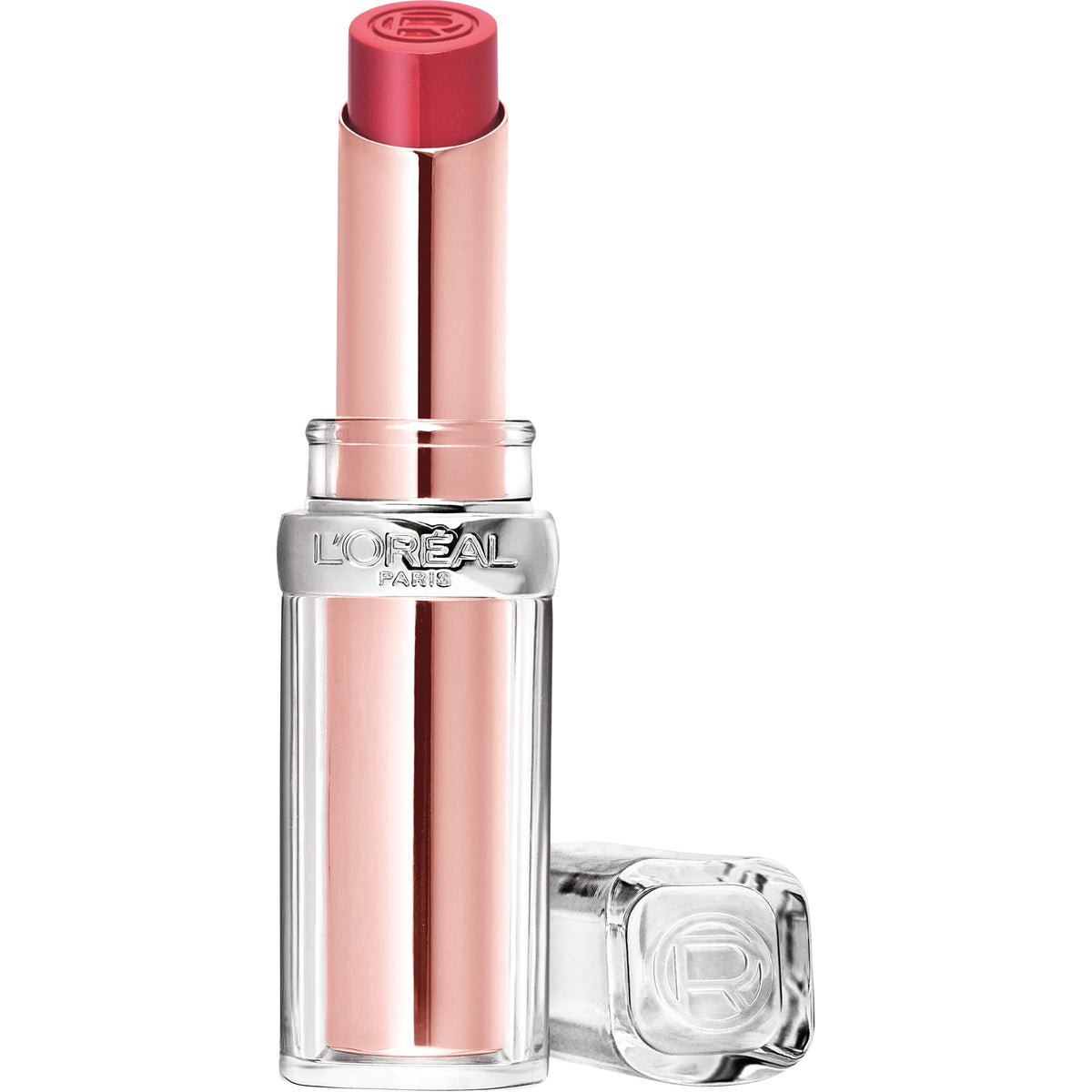 L'Oreal Paris Glow Paradise Hydrating Balm-In-Lipstick, Pomegranate Extract, 0.1 Oz, Rose Mirage