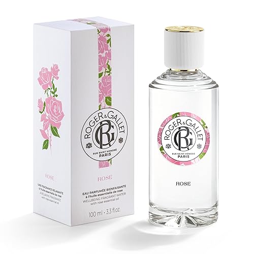 ROGER & GALLET Rose Fragrant Water Body Spray for Women, 3.3 Fl Oz