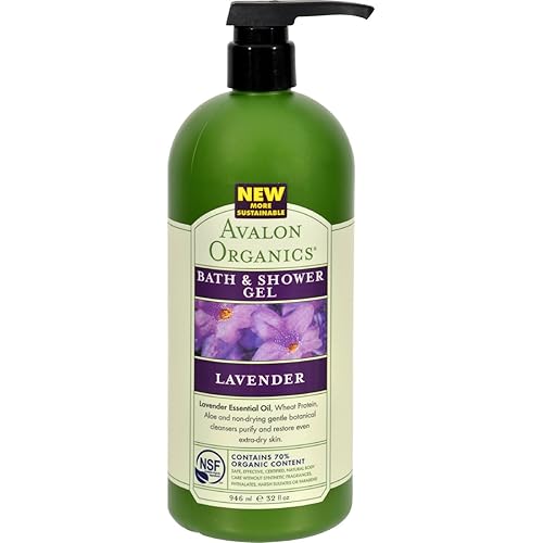 Avalon Organics Lavender Therapeutic Bath & Shower Gel 32 Oz (Pack Of 4)