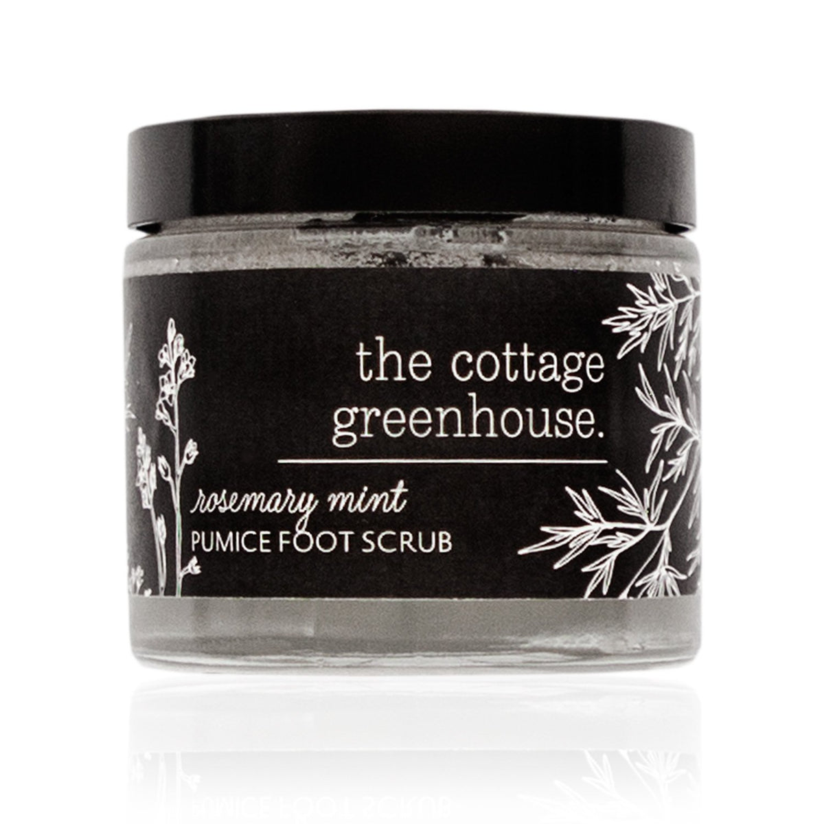 The Cottage Greenhouse Rosemary Mint Foot Scrub  4 oz  113 g