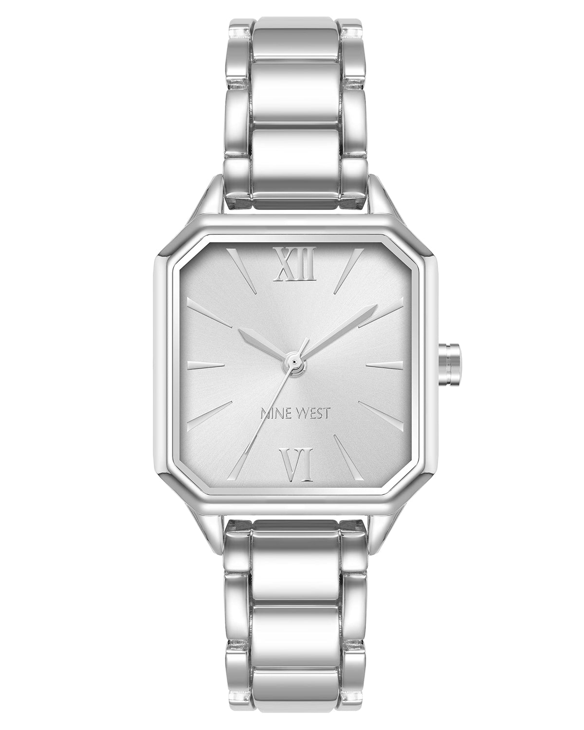 Nine West Women'S Silver Bracelet Watch - Elegant Style & Timeless Design