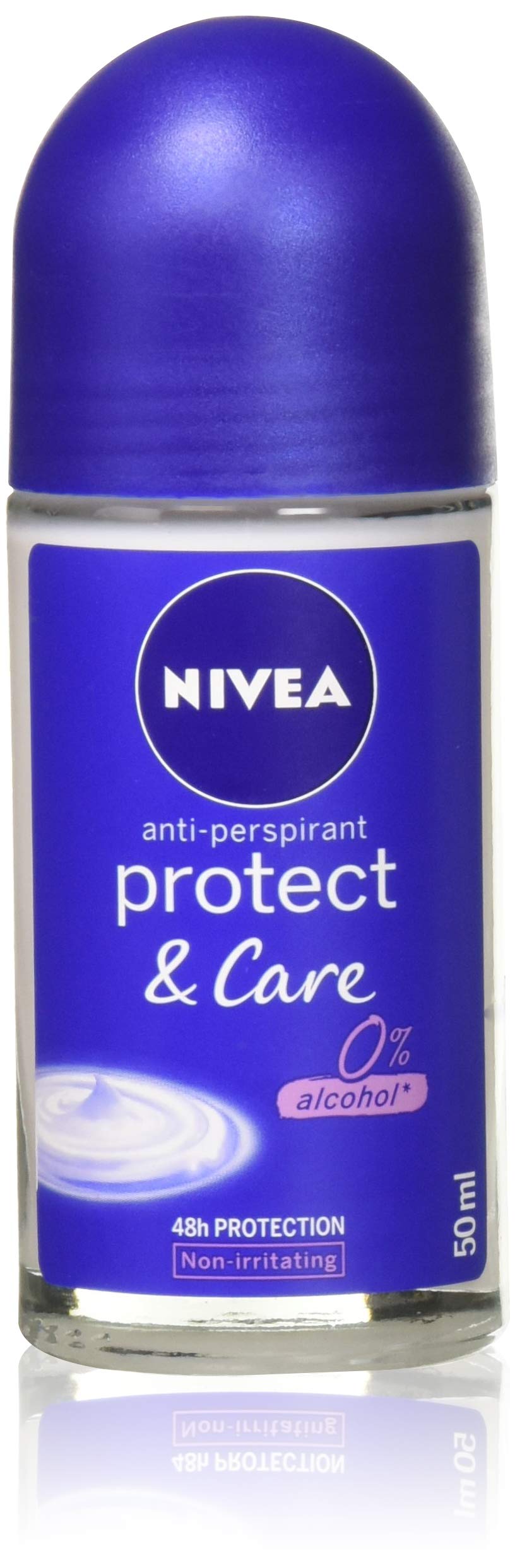 Nivea Protect & Care Roll On Deodorant, 50Ml - Pack Of 4, 24-Hour Protection