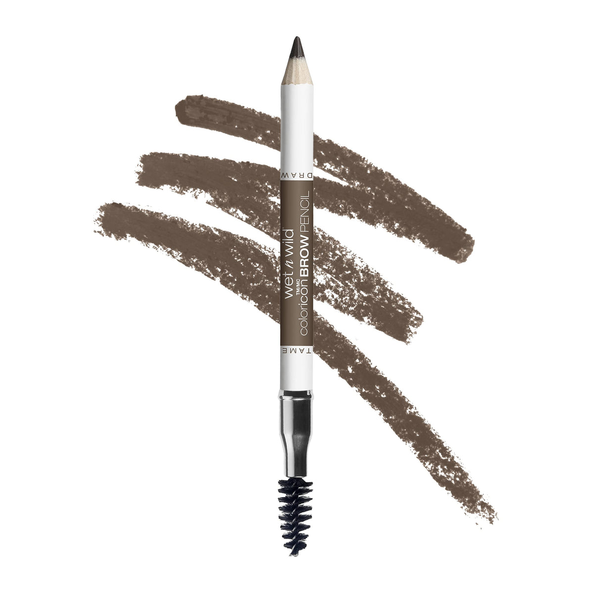 Wet N Wild Color Icon Brow Pencil, Dark Brown, 0.02 Oz, Ideal For Brunettes