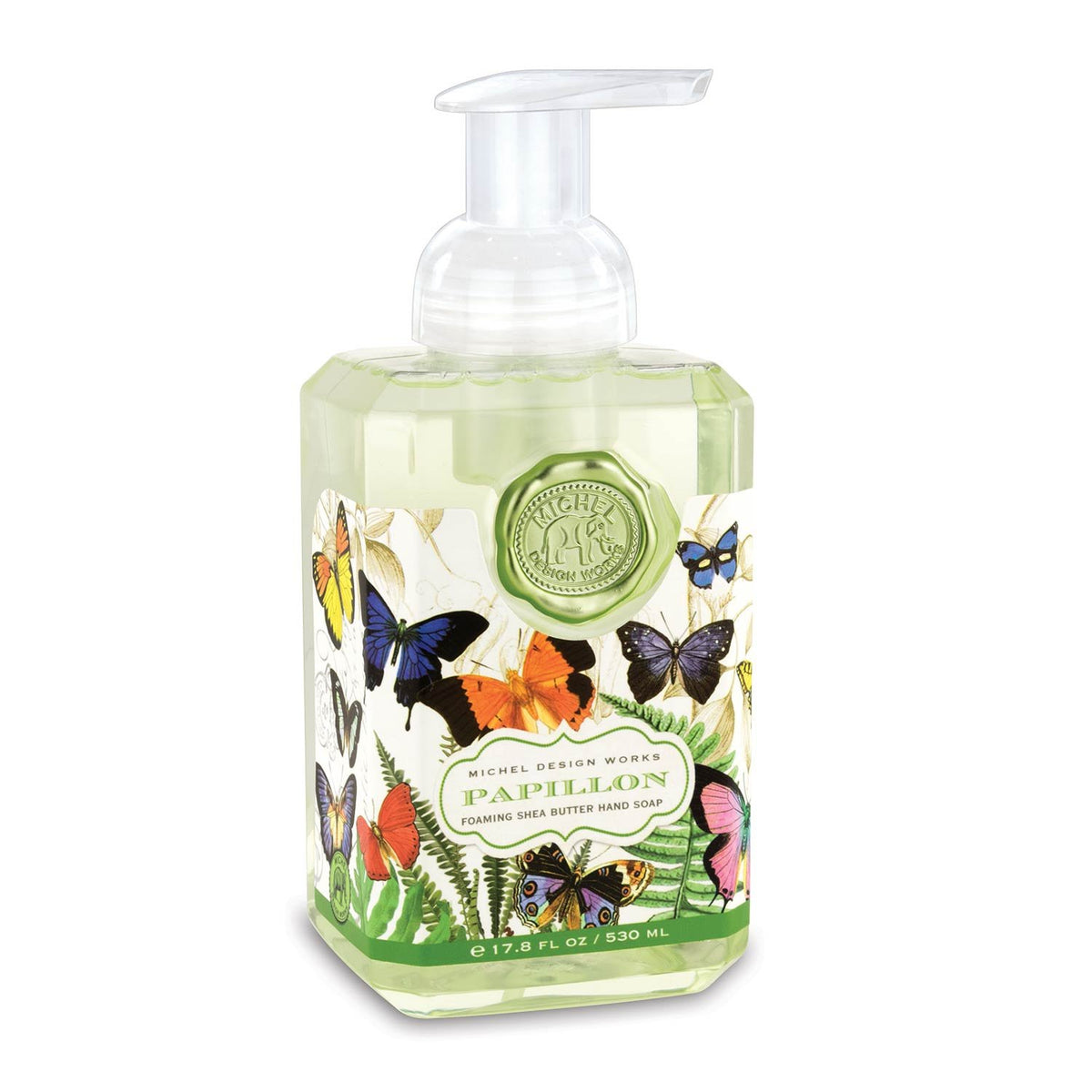 Michel Design Works Foaming Hand Soap, Papillon, 17.8 Fl Oz - Luxurious Fragrance Cleanser