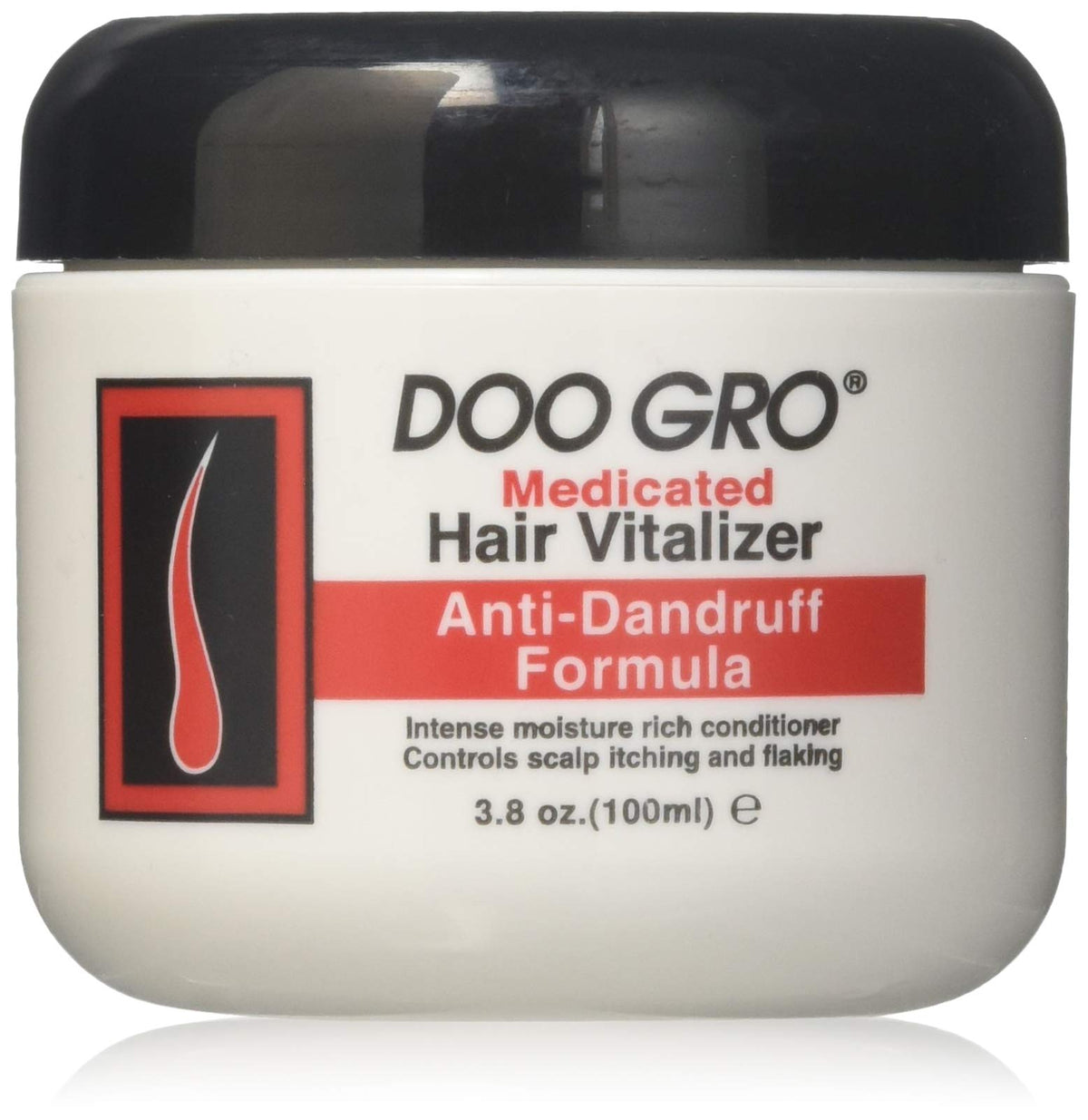 Doo Gro Medicated Hair Vitalizer 3.8 Oz - Anti-Dandruff Formula For Healthy Hair