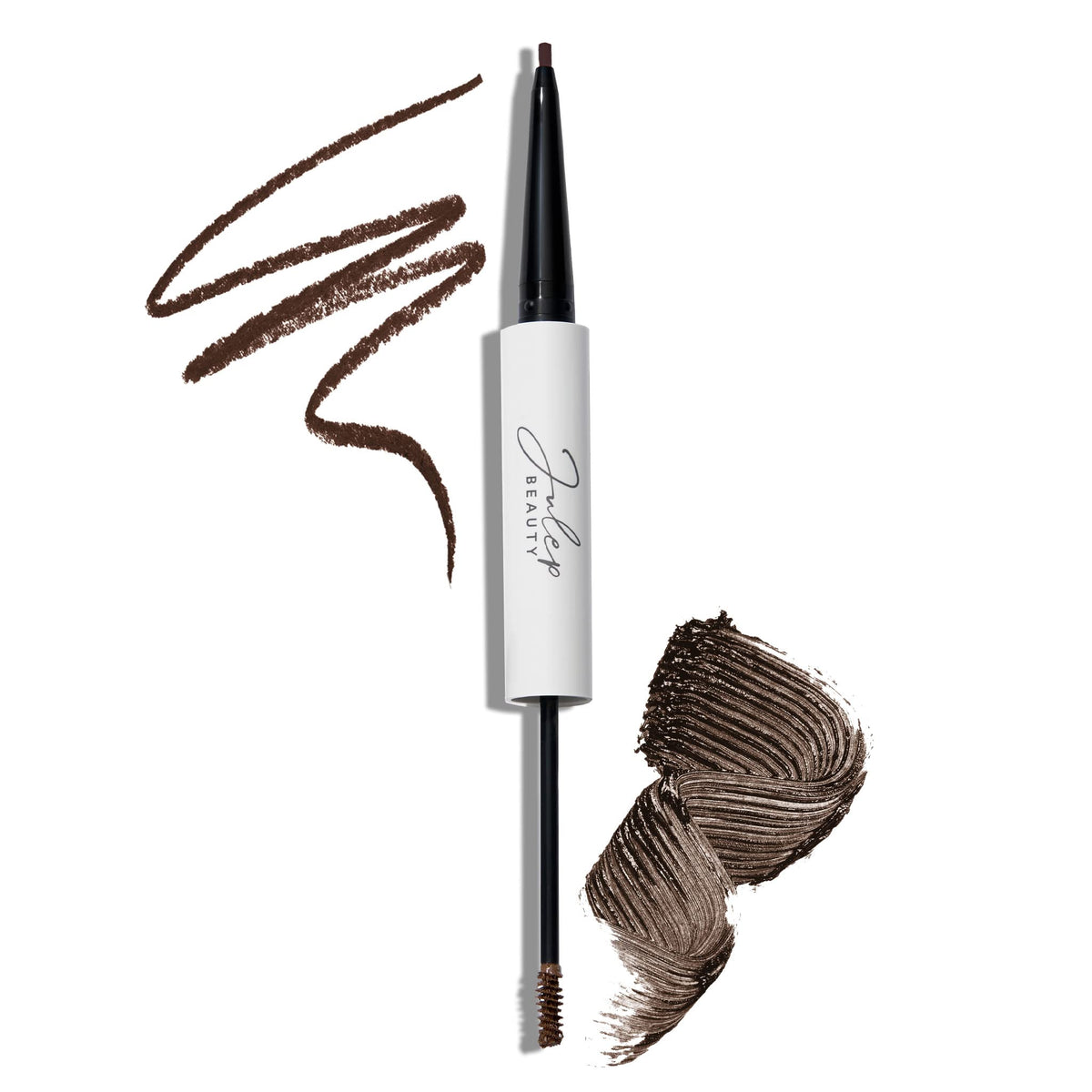 Julep Brow 101 2-In-1 Eyebrow Pencil & Tinted Gel - Dark Brown, Waterproof, All Day Hold