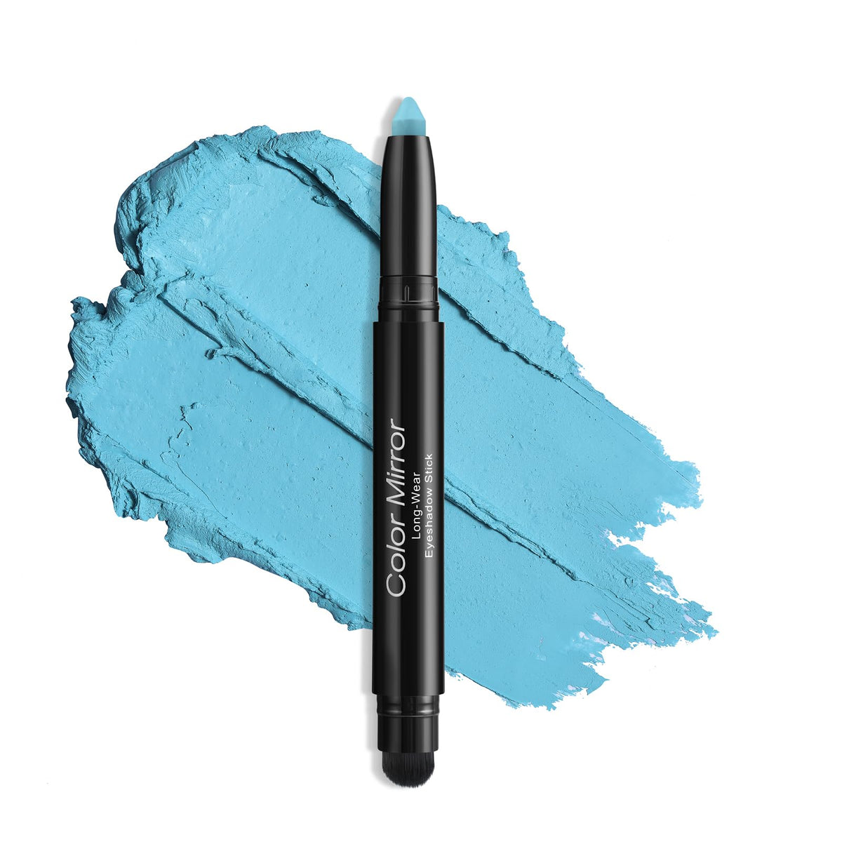 Color Mirror Waterproof Cream Eye Shadow Stick, 45 Matte Ocean Blue, Smudge-Proof, 0.47 Oz