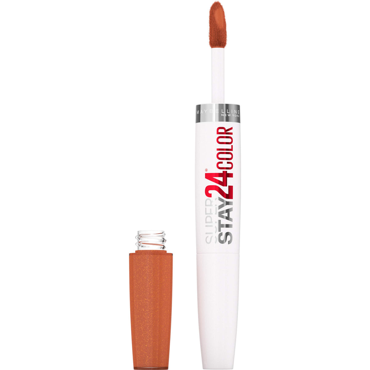 Maybelline Super Stay 24 Liquid Lipstick & Balm Kit, Copper Glisten, Long Lasting, 0.08 Fl Oz