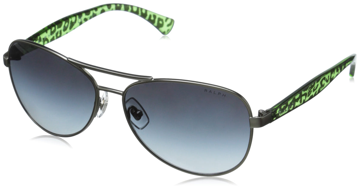 Ralph Lauren Womens Ra4108 Round Sunglasses, Mint/Green/Grey Gradient, 59Mm