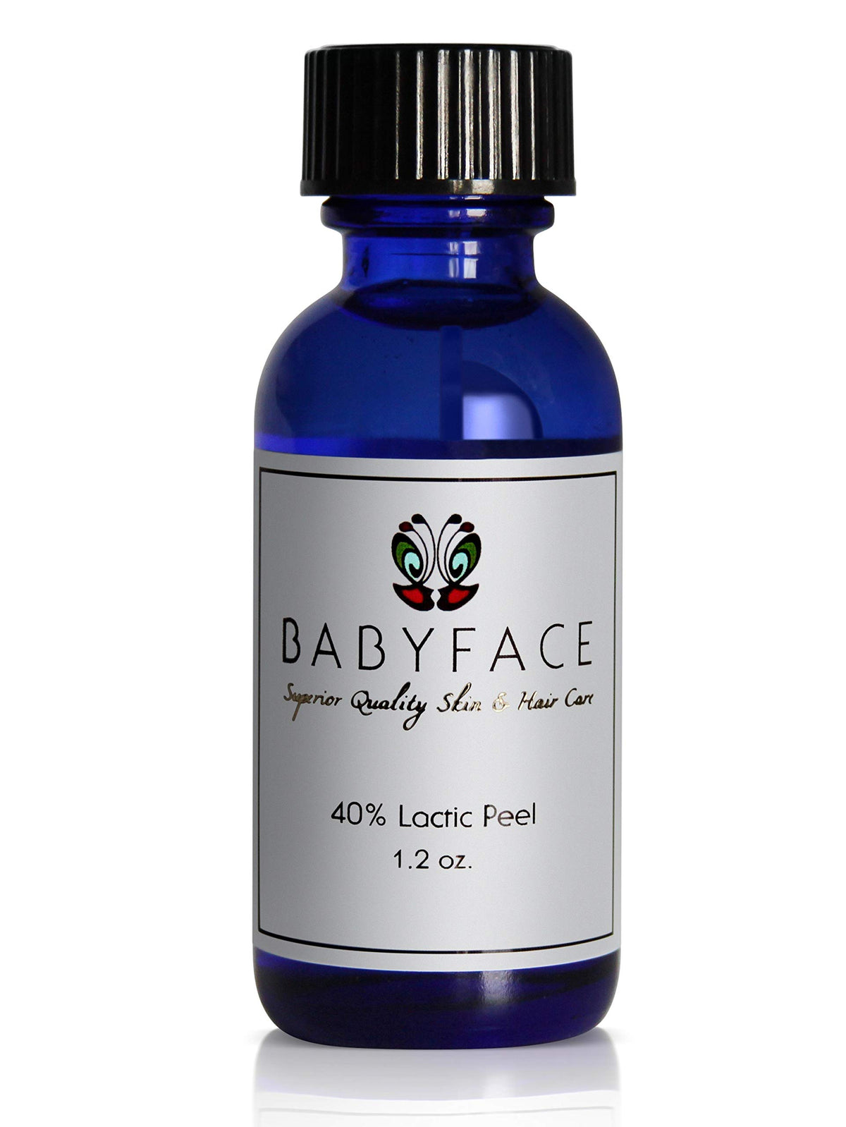 Babyface Extra Strength 40% Lactic Acid Peel - Unbuffered Low Ph, 1.2 Oz - Large Size