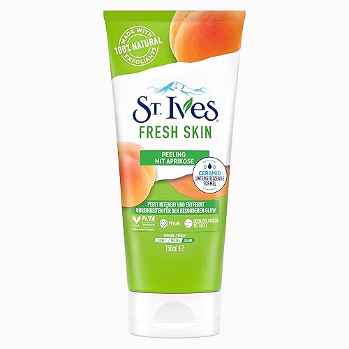 St Ives Fresh Skin Scrub Apricot 150Ml - Exfoliating Face Scrub For Radiant Skin