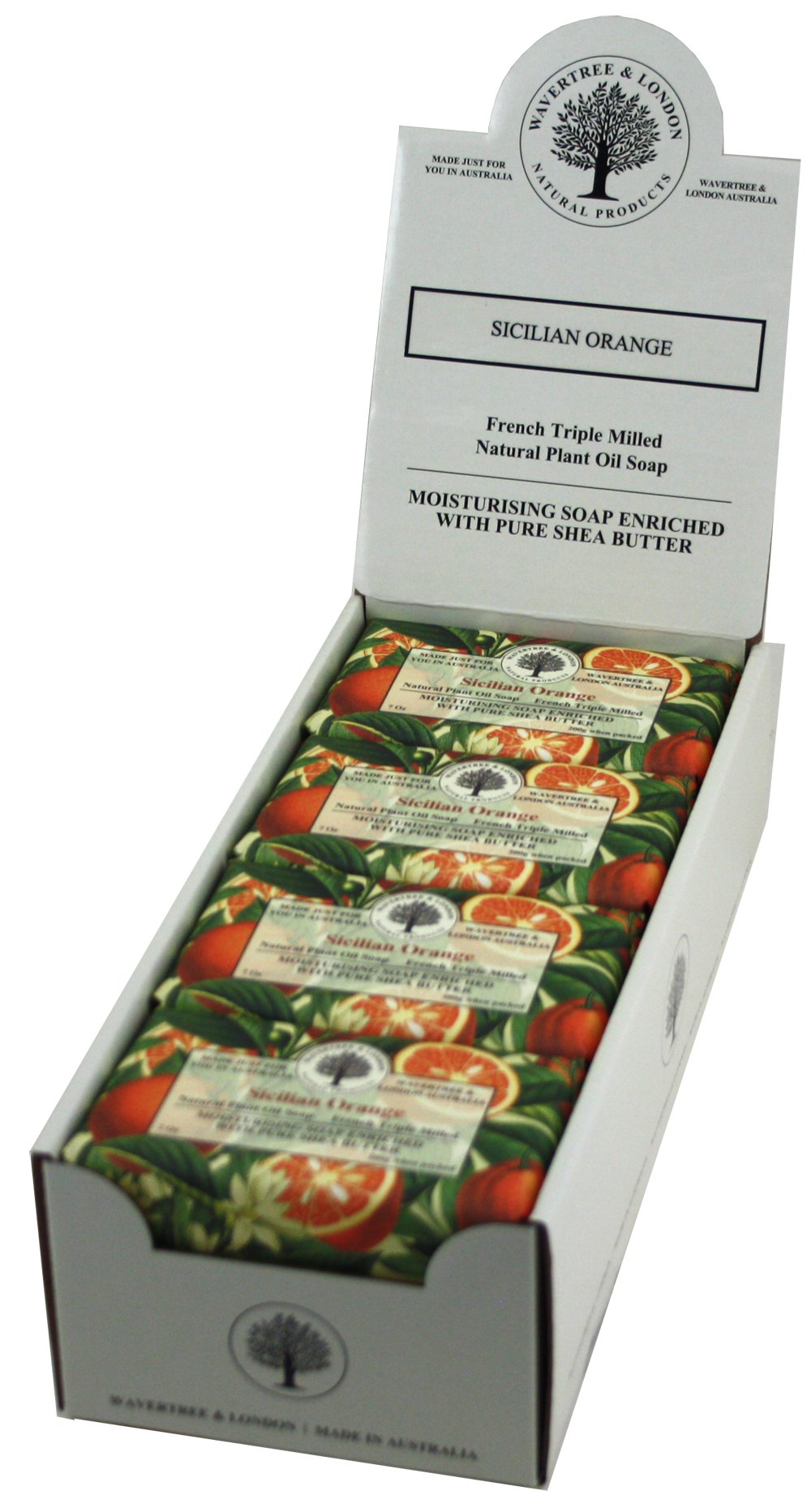 Wavertree & London Sicilian Orange Soap - 8 Bars - Luxurious Fragrance And Quality