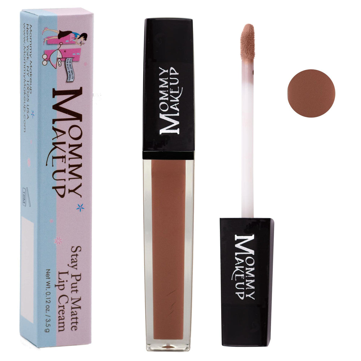 Mommy Makeup Stay Put Matte Lip Cream - Kiss-Proof, Smudge-Proof, Long Lasting In Audrey