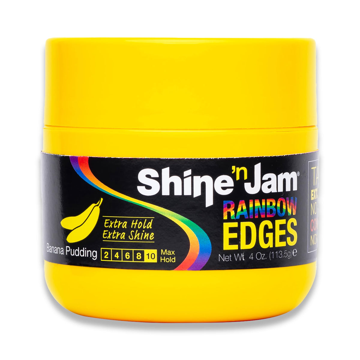 Shine 'N Jam Curly Hair Gel - Banana Pudding, 4 Oz - Strengthens With Silk Protein