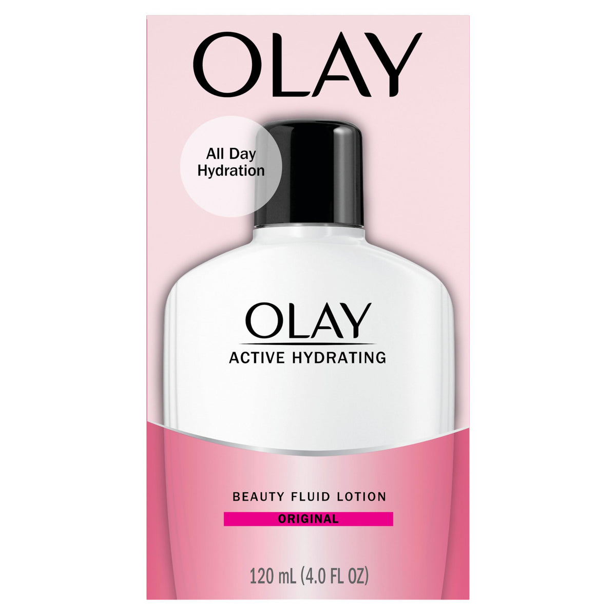 Olay Face Moisturizer, Active Hydrating Lotion, 4 Oz, Pack Of 2 - Original Formula