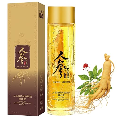 Tptal Ginseng Extract Liquid Serum - Anti-Wrinkle, Reduce Fine Lines, 2 Fl Oz