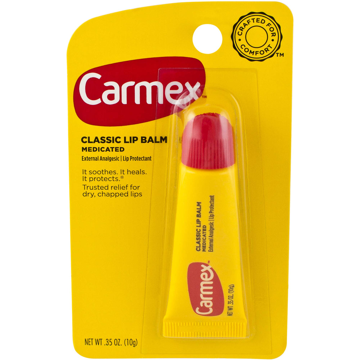 Carmex Classic Medicated Lip Balm 0.35 Oz - Pack Of 12, Soothing Lip Care By Carma Labor