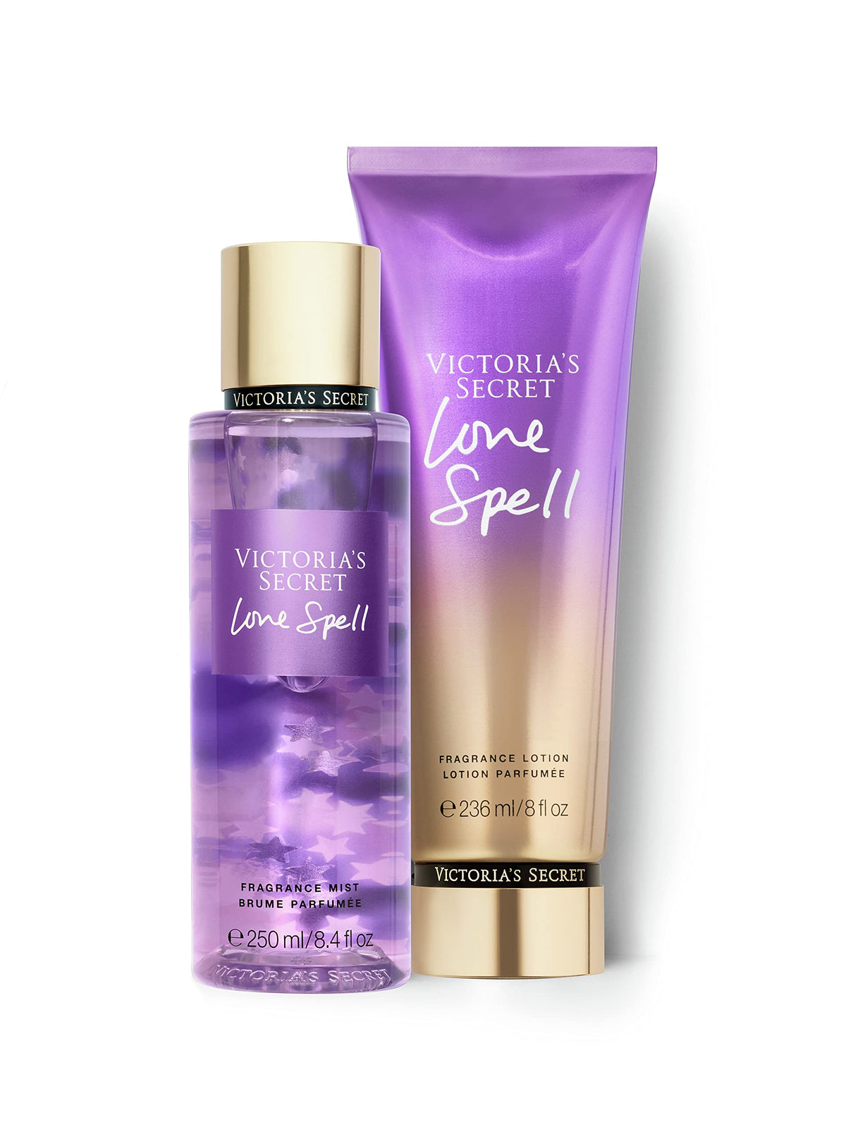 Victoria'S Secret Love Spell Mist & Lotion Set - 16.4 Fl Oz Fragrance Gift Set