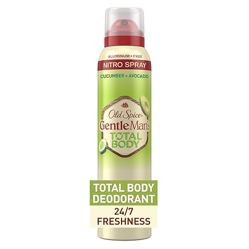 Old Spice Aluminum Free Deodorant Spray For Men, Cucumber + Avocado, 3.5 Oz, 24/7 Fresh