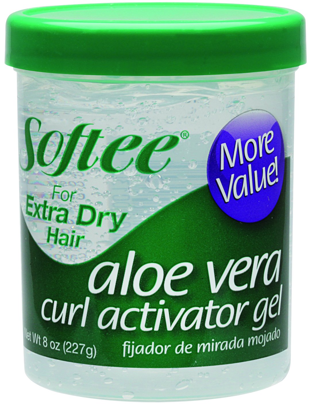 Softee Curl Activator Gel, Extra Dry, 8 Oz - Define And Moisturize Curls, Non-Greasy Formula