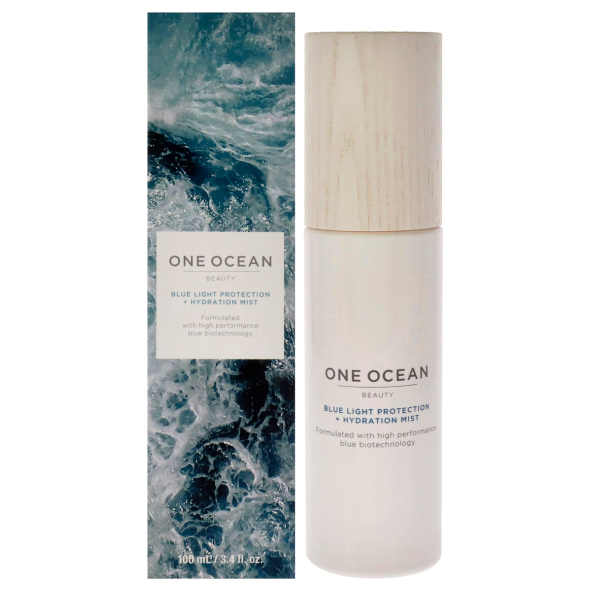 One Ocean Beauty Blue Light Protection Plus Hydration Mist for Women  34 oz Face Mist