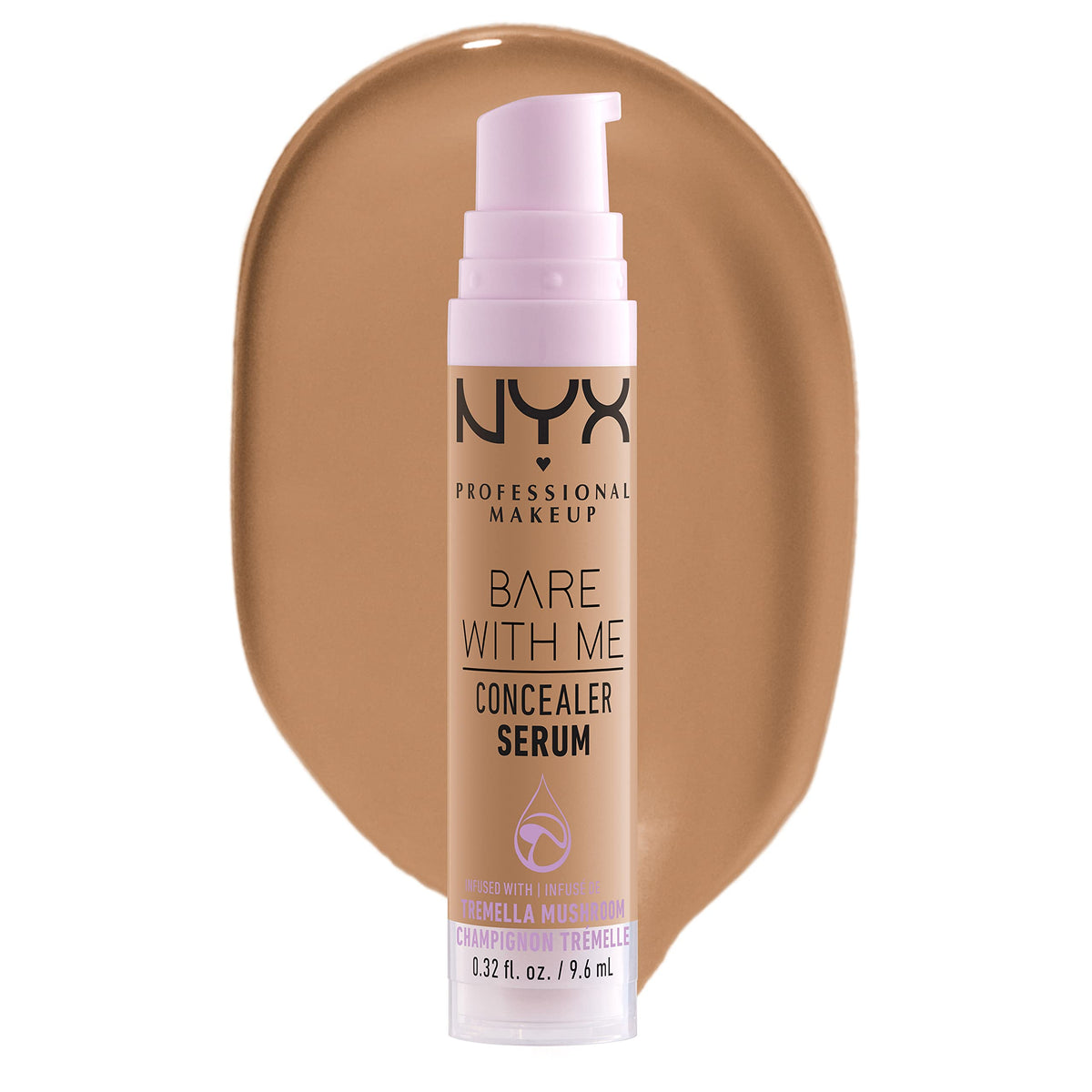 Nyx Professional Makeup Bare With Me Concealer Serum - 24Hr Hydration, 08 Sand, 0.32 Fl