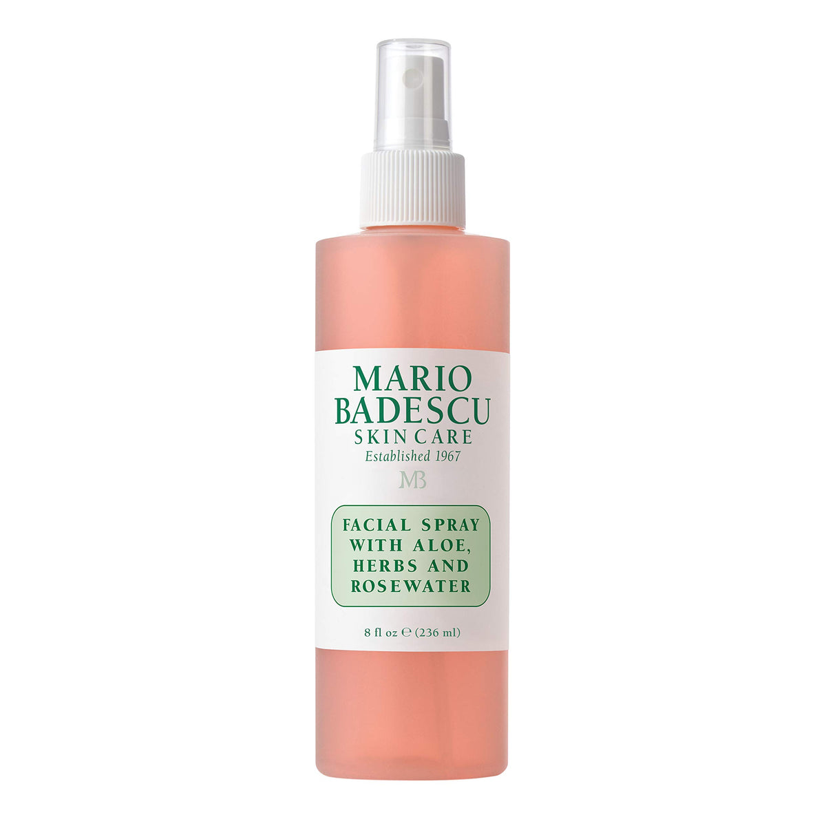 Mario Badescu Facial Spray With Aloe, Herbs & Rose Water - Hydrating Face Mist, 8 Fl Oz