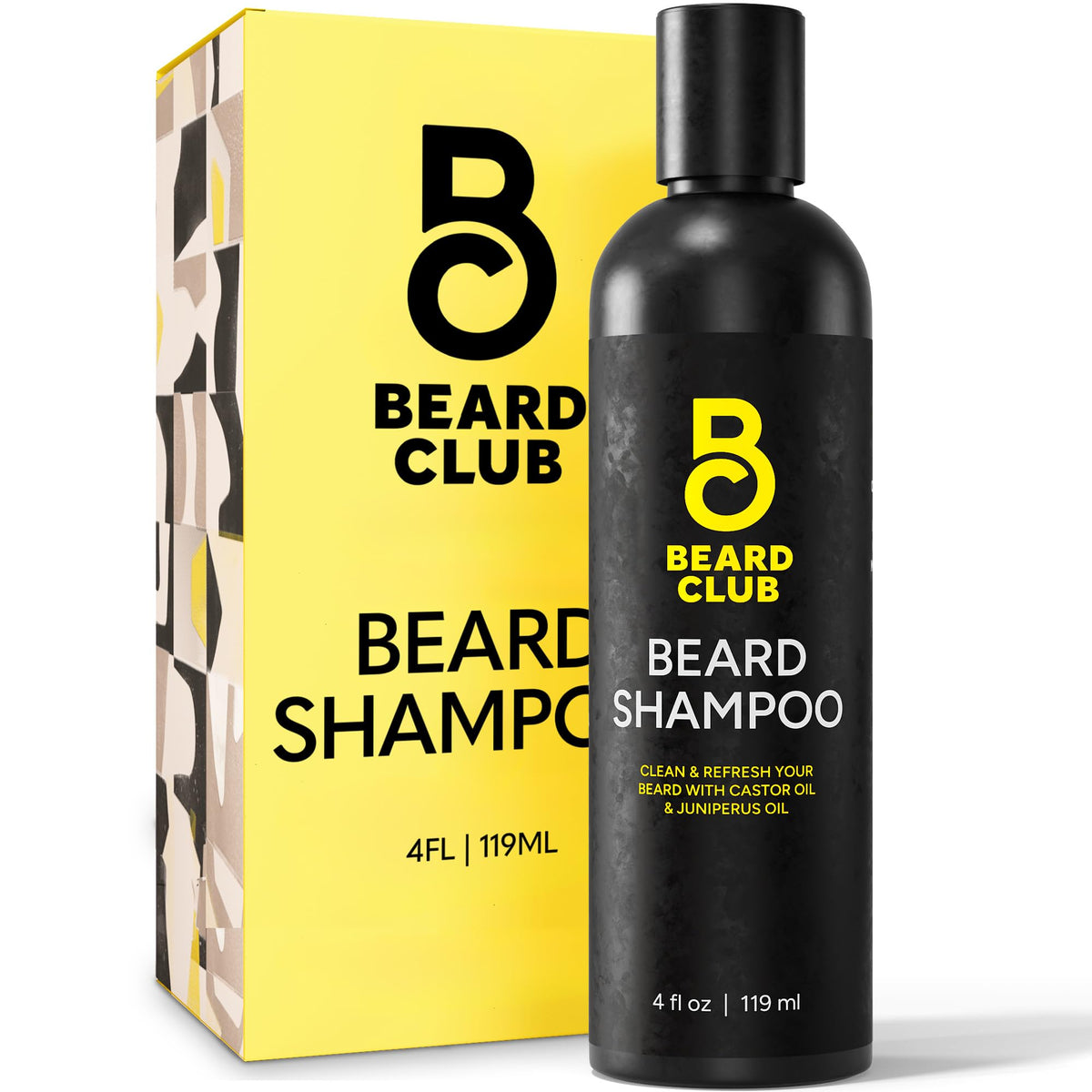 The Beard Club Original Premium Beard Shampoo - Natural, Sulfate & Paraben Free, 4 Fl Oz