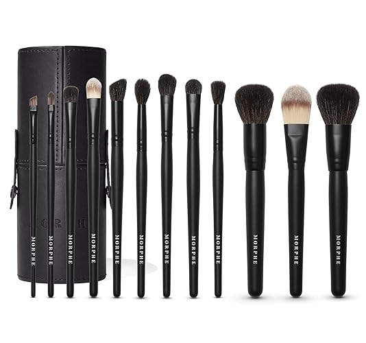 Morphe Vacay Mode 13 Piece Multi-Colored Brush Collection - Essential Makeup Tools