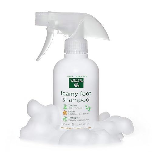 Earth Therapeutics Foamy Foot Shampoo - Refreshing Cleanser For Tired Feet