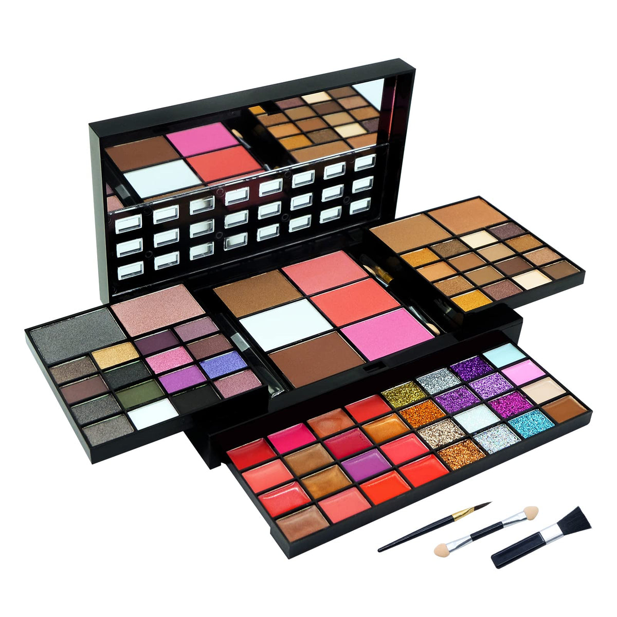 Hywestger Makeup Kit For Women - 74 Colors, 36 Eyeshadows, 28 Lip Gloss, Full Palette