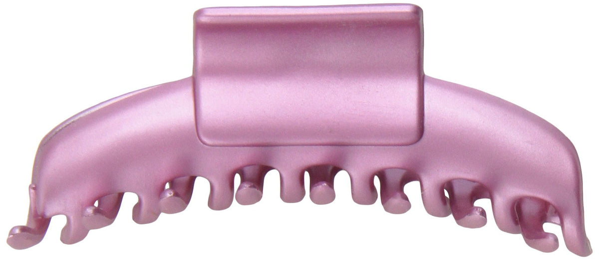 Caravan Satin Hair Claw With Rounded Teeth And Square Handle, 1 Count