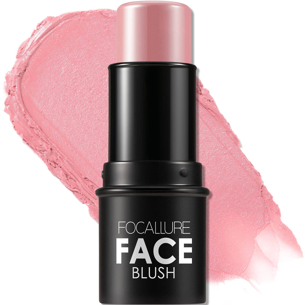 FOCALLURE Cream Blush Stick - Buildable Matte & Dewy Finish, Lightweight Multi Stick, ROSE MARBLE