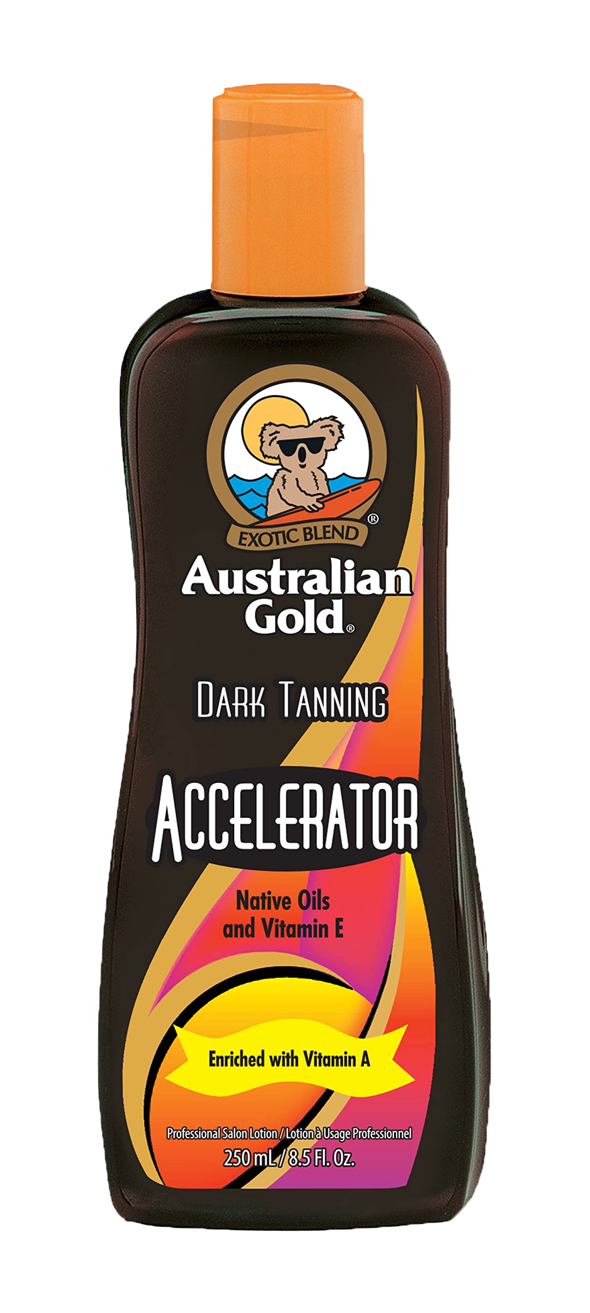 Australian Gold Dark Tanning Accelerator Lotion - 8.5 Fl Oz - Deep Tan Formula For Sun Lovers