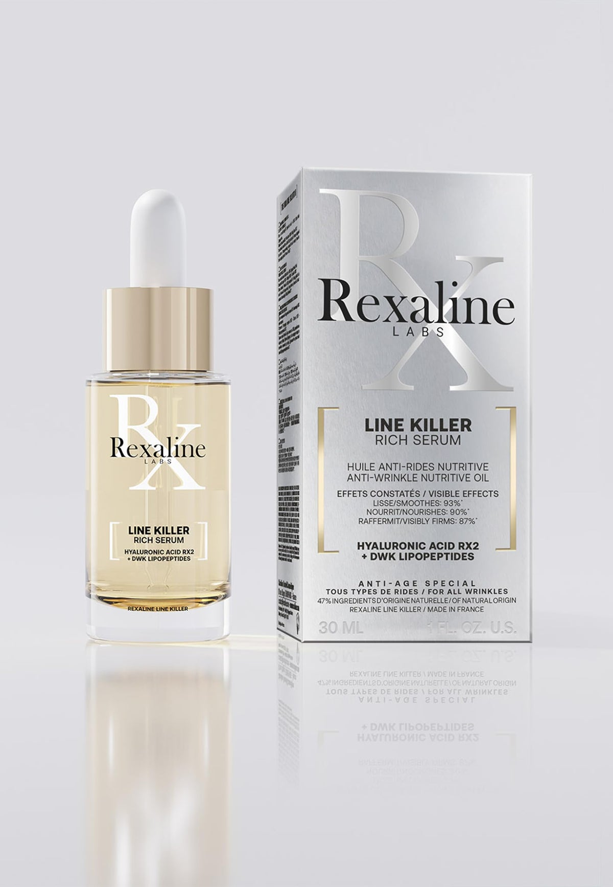 Rexaline Premium Line-Killer X-Treme Renovator Cream, 1.7 Oz - Anti-Aging Skincare