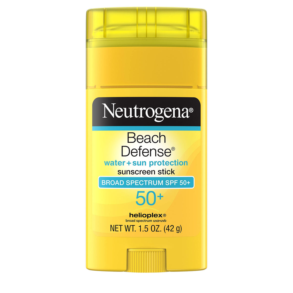 Neutrogena Beach Defense Spf 50+ Sunscreen Stick, Water-Resistant, Hands-Free, 1.5 Oz