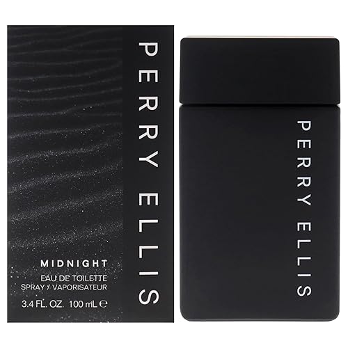 Perry Ellis Midnight For Men - 3.4 Oz Edt Spray, Masculine Fragrance, Long-Lasting Scent