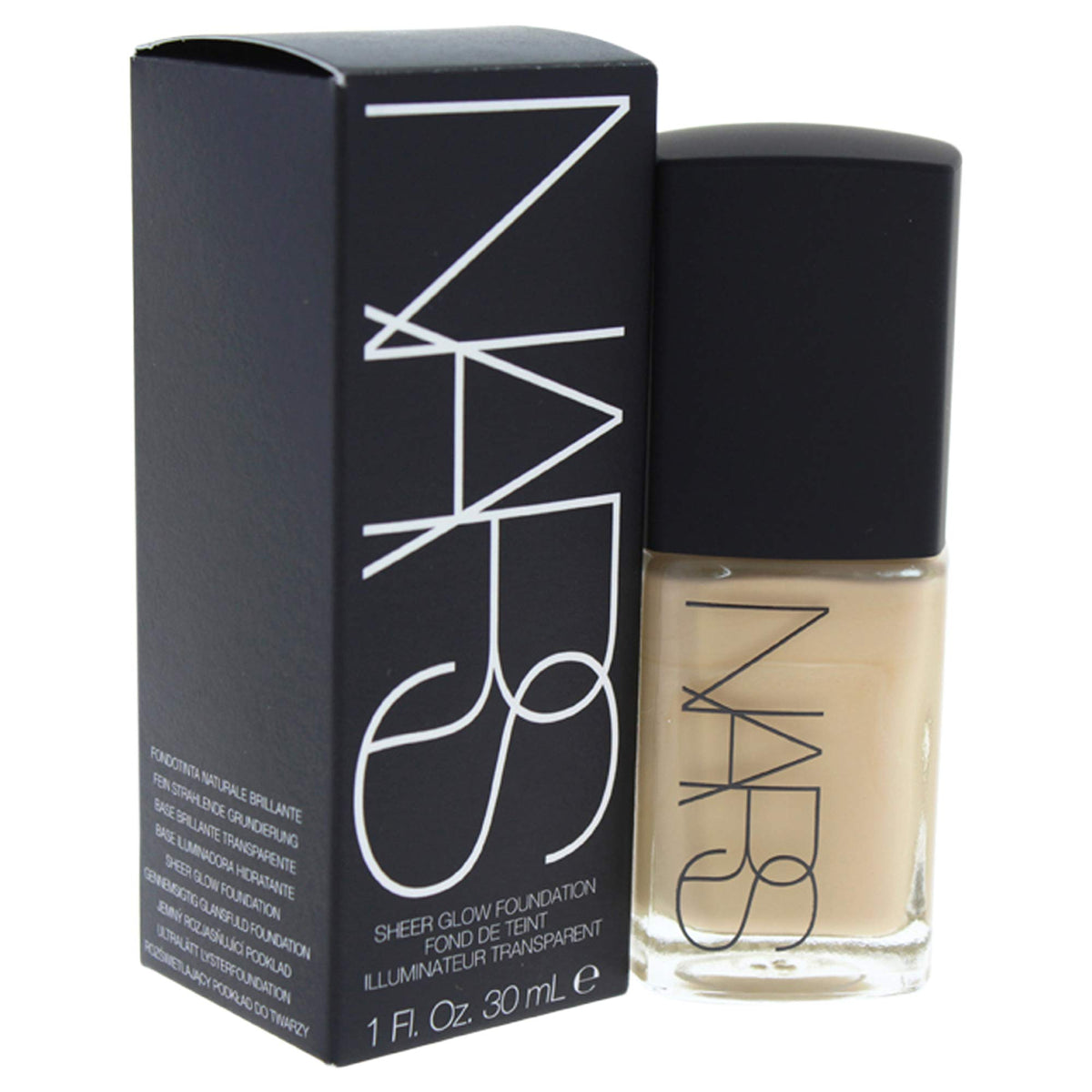 Nars Sheer Glow Foundation - Deauville Light, 1 Fl Oz - Radiant Finish, Lightweight Formula