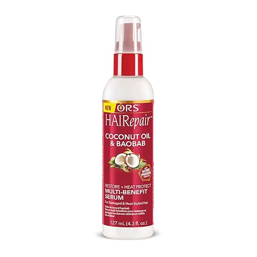 Ors Hairepair Multi-Benefit Serum, Heat Protect, 4.3 Oz, Pack Of 2, Hair Restoration