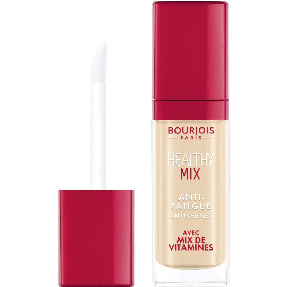 Bourjois Anti Fatigue Concealer Healthy Mix, 52 Medium, 8 Count - Brightening Makeup Essential